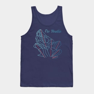 Pico Mountain Trail Map Tank Top